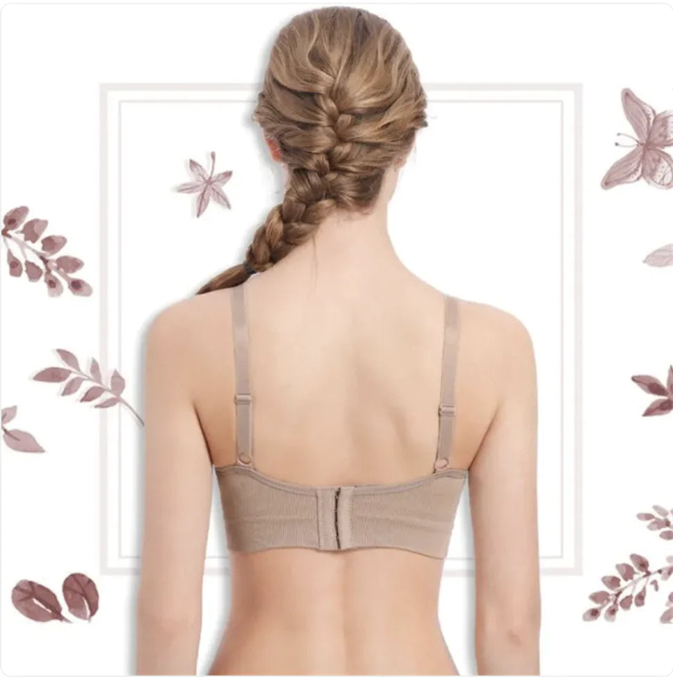 Front-Opening Wireless Nursing Bra